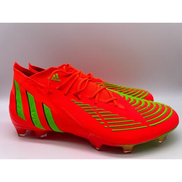Adidas Predator Edge.1 FG Cleats Men's Soccer Shoes Solar Red GW1029 Sz 10 NIB🛒